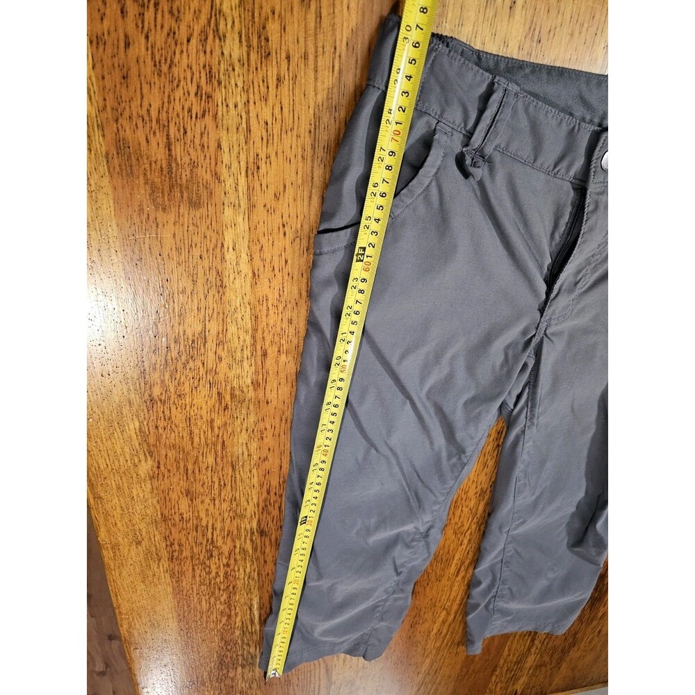 Duluth Pants Capri Hiking Women Sz 6 Gray Outdoor Duluth Trading Nylon Spandex - Picture 8 of 10